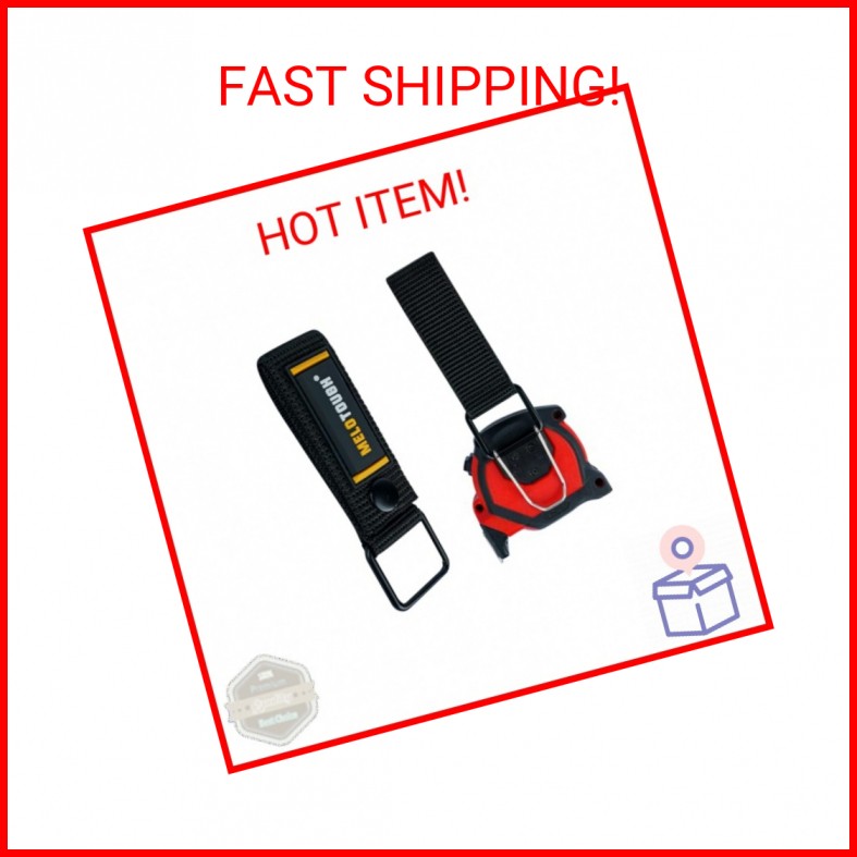 MELOTOUGH 2 Pcs Tape Measure Holder Tool Belt Loop Belt Clip Drill Impact Tool H
