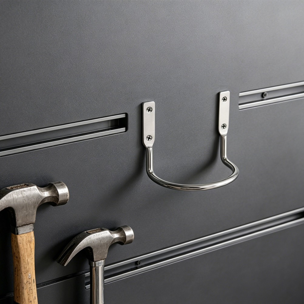 5 Pcs Tool Accessories Heavy Duty Utility Hooks Peg Board Hammer Hangers