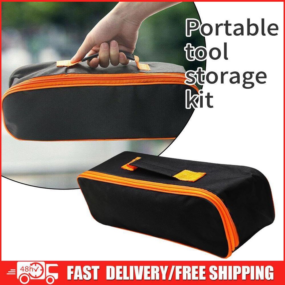 Portable Tool Wrench Roll Spanner Case Oxford Cloth Storage Bag Zip Up Pouch