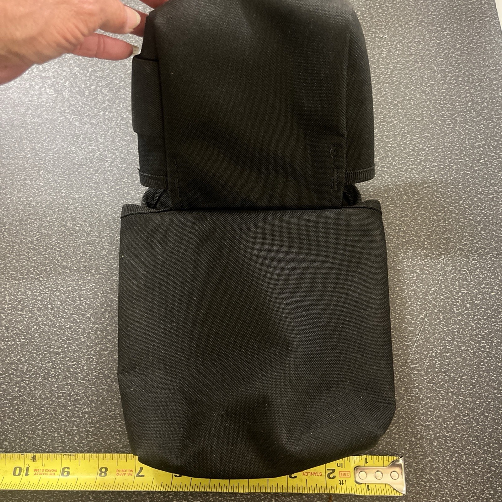 2 Duluth Trading Co Tool Pouches Black Canvas Top Hook