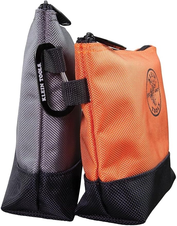 Versatile 80056 Tool Bag Storage Kit: Stand-Up Design with Colorful Pouches