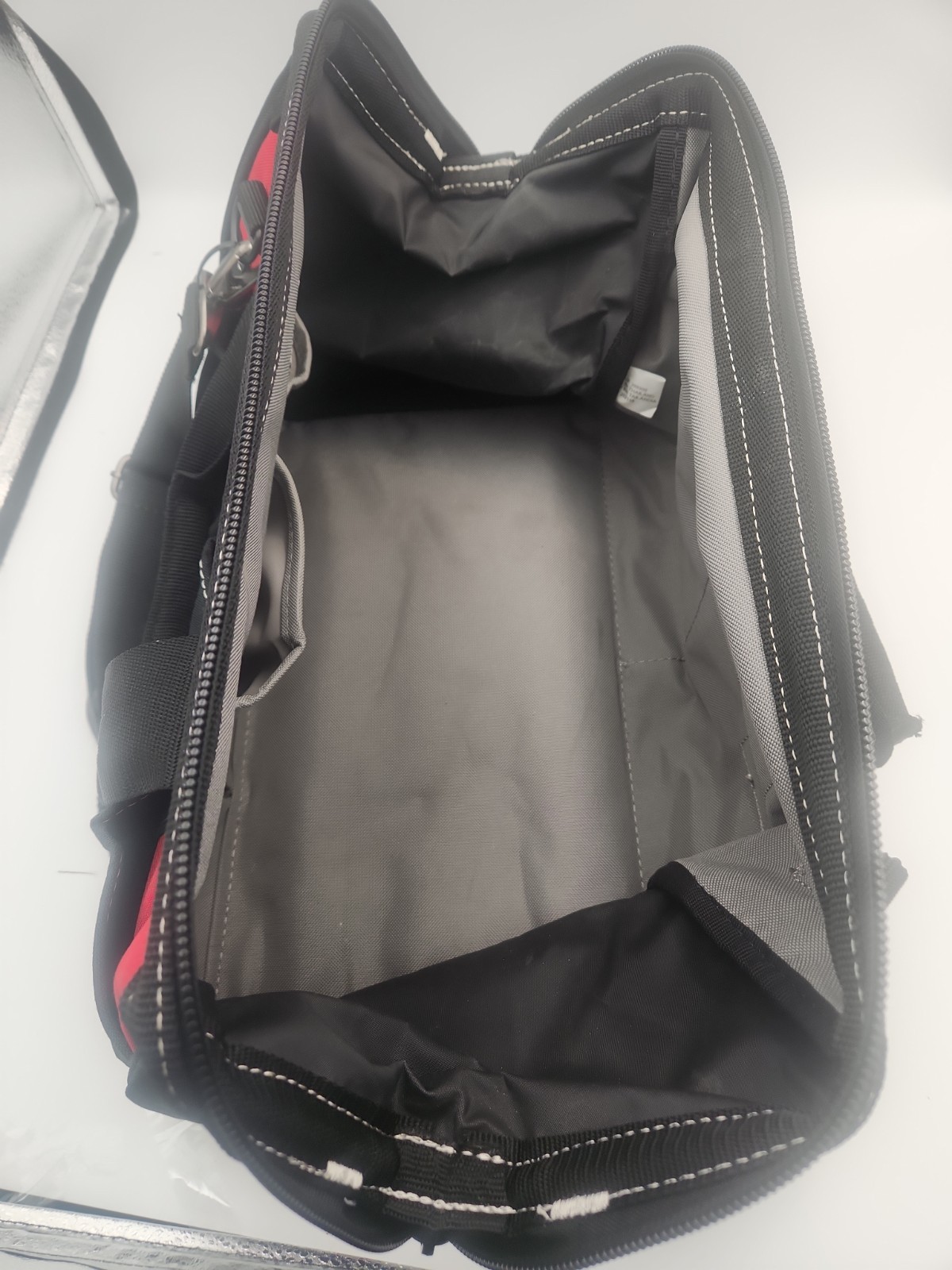 Husky 15 in Tool Bag 8 Pocket Zippered Top Water Resistant SKU 398900