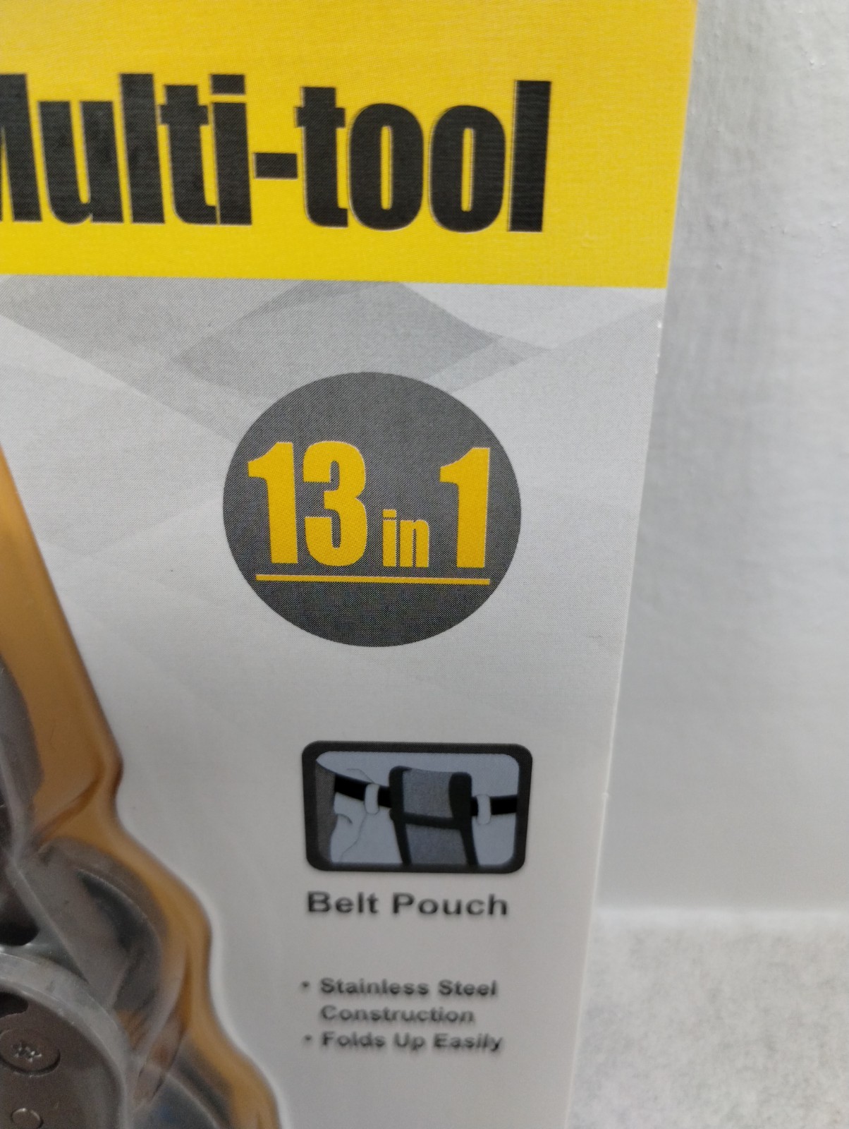 Multi Micro Hand Tool 13 In 1 With Belt Pouch New In Pack Blue Handles.