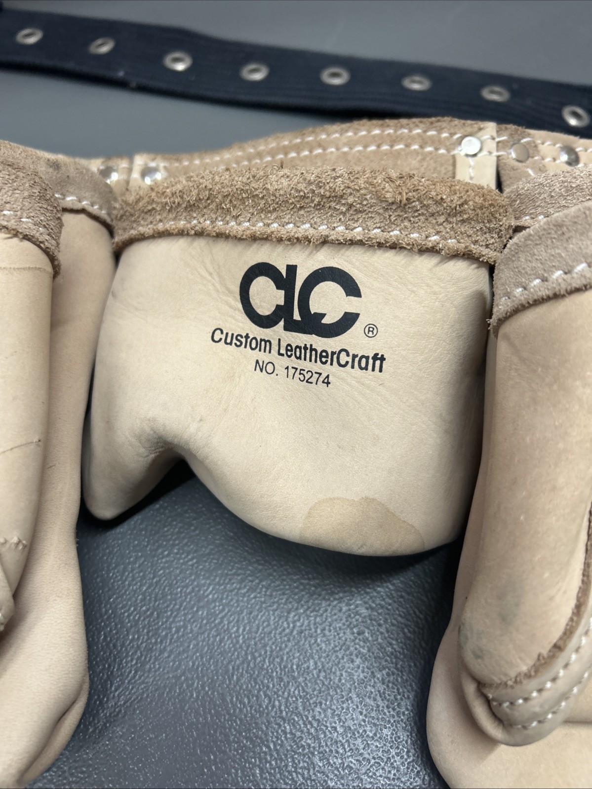 CLC Custom Leather Craft #175274 Suede Adjustable Tool Belt Made In USA