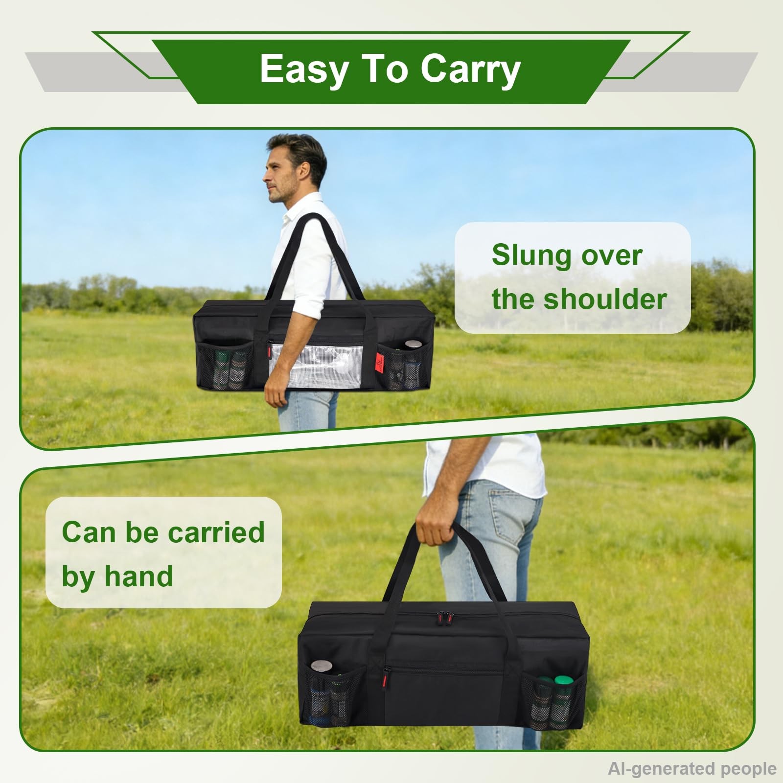 BBQ Tool Storage Bag 24″ Waterproof 600D Oxford – Heavy-Duty Organizer