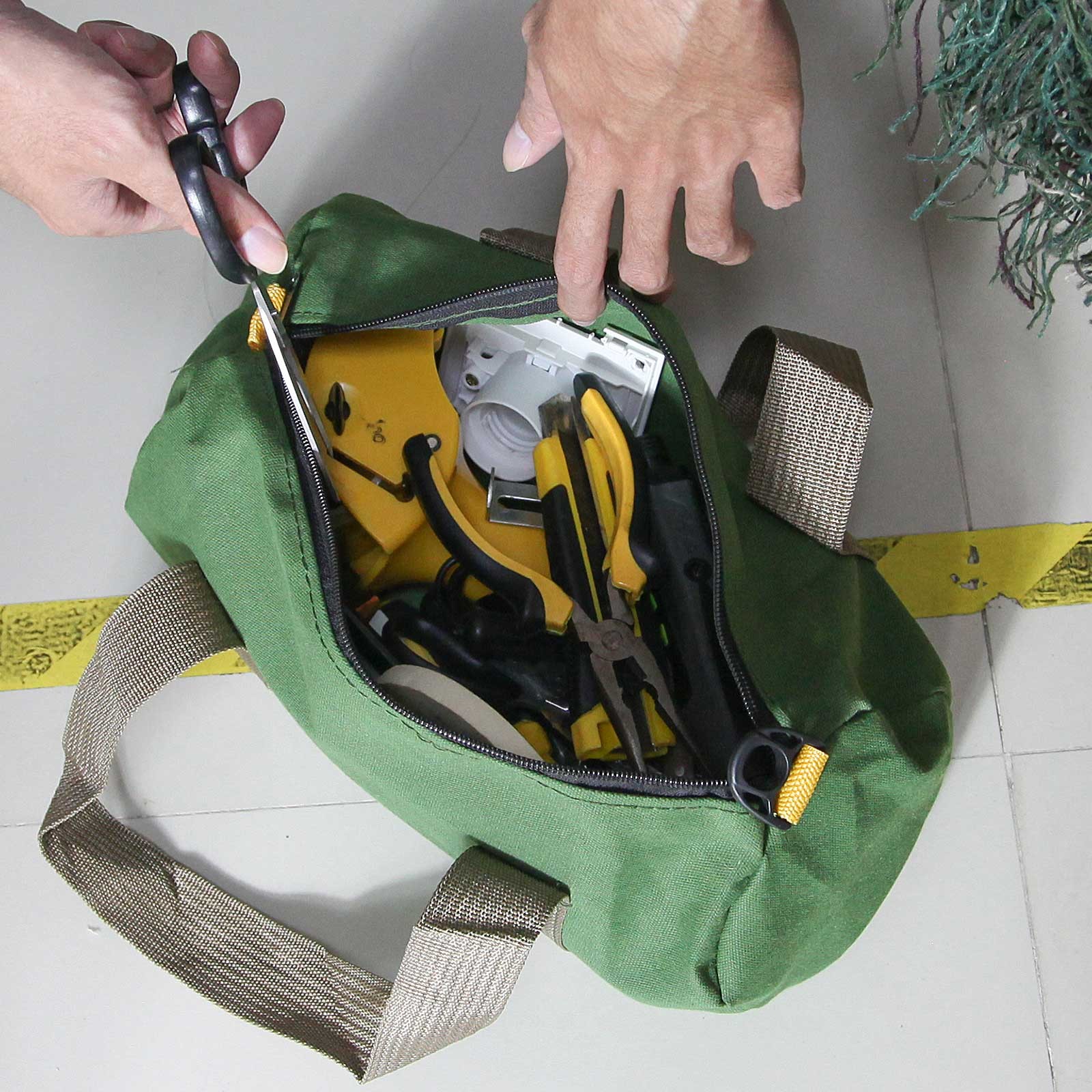 Hand Tool Pouch Storage Carry Bag Portable Toolkit Heavy Duty Canvas Waterproof