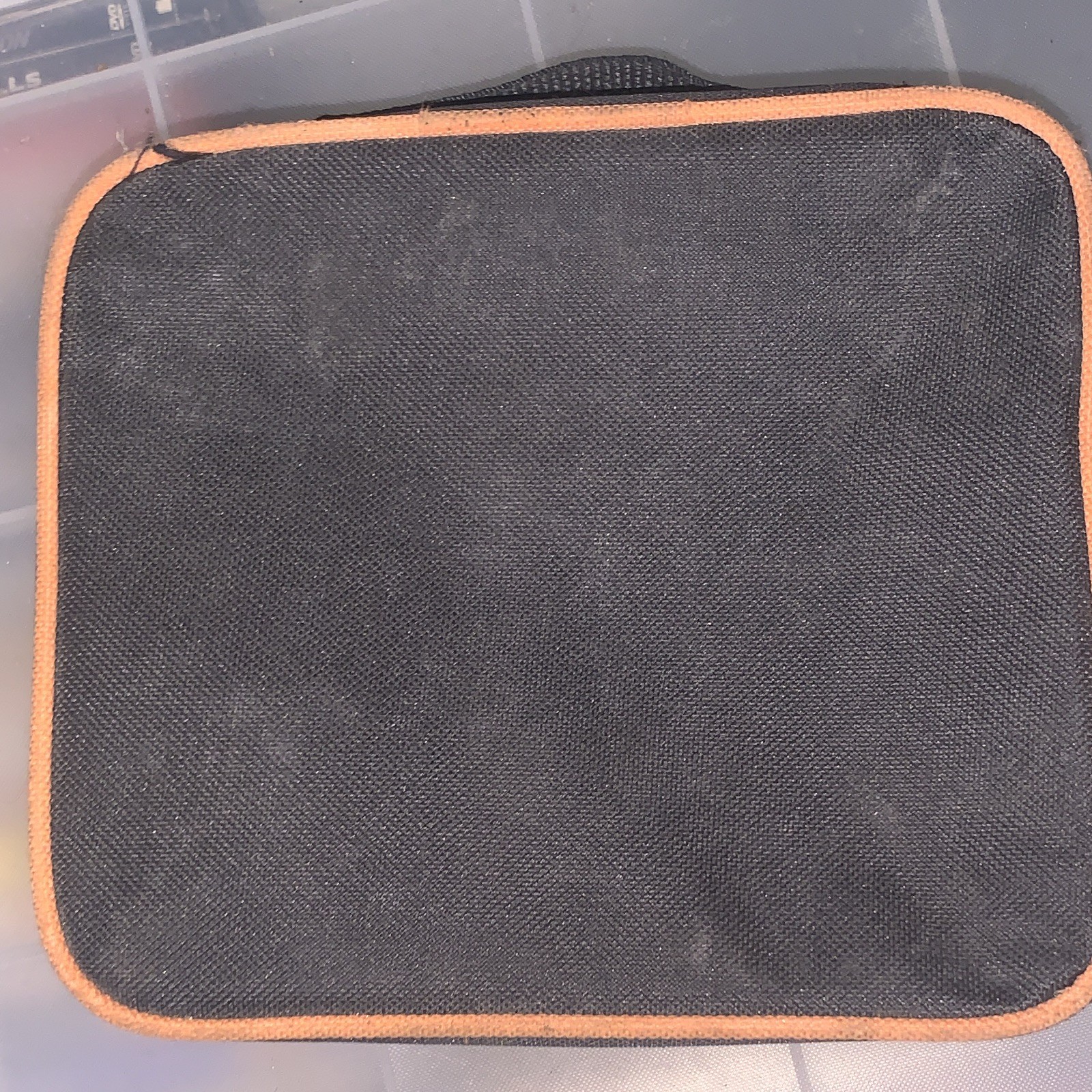 Klein Tools Tool Pouch Black/Orange Fabric Zipper Closure Soft Carry Case