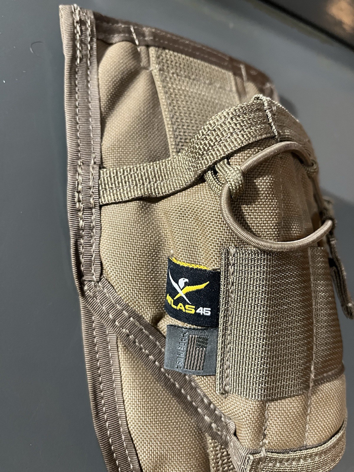NEW Without Tags Atlas 46 AIMS Drill Holster Coyote | Hand crafted in the USA