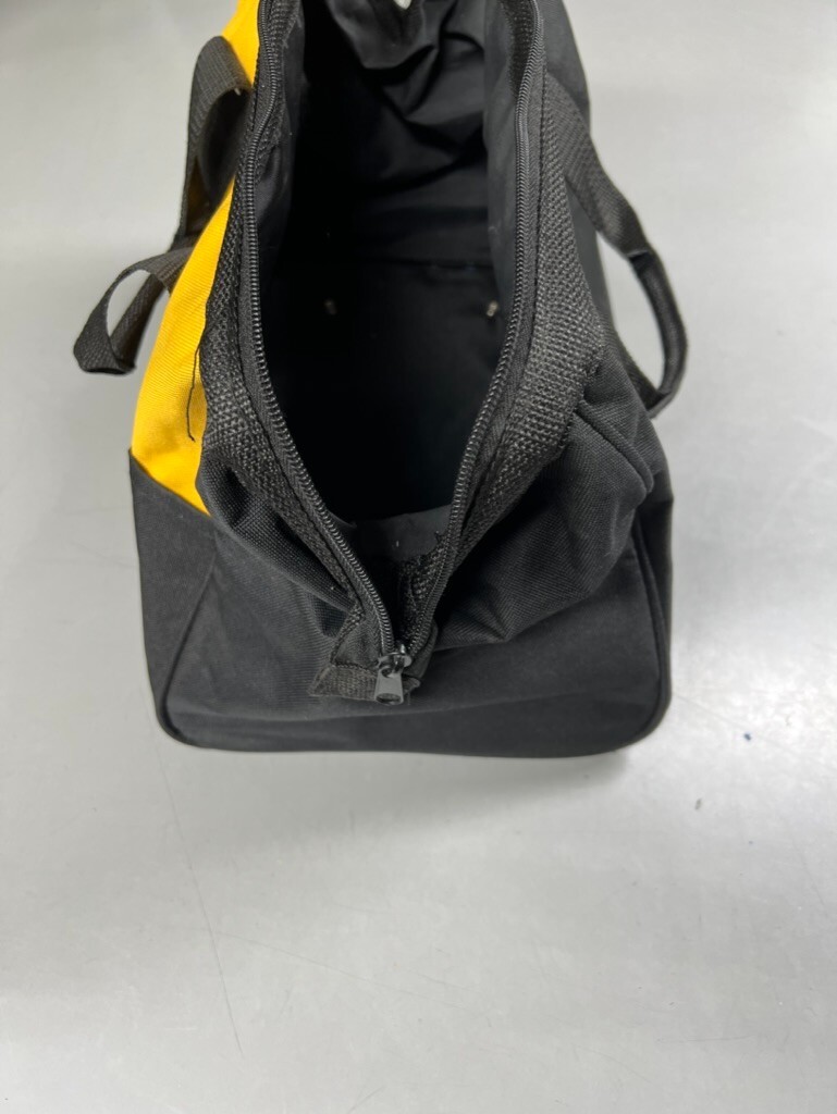 DeWalt Tool Tote Storage Organizer Bag – 15″x11″x9.5″ – Yellow + Black – Canvas