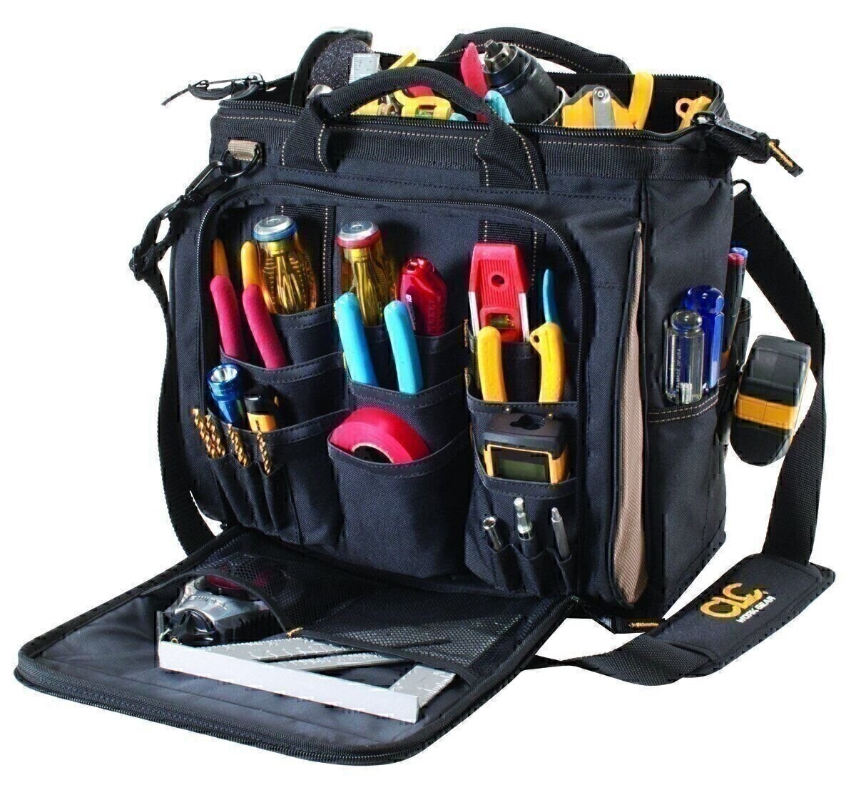 Multi-Compartment Tool Carrier, 30 Pocket, 13 In.