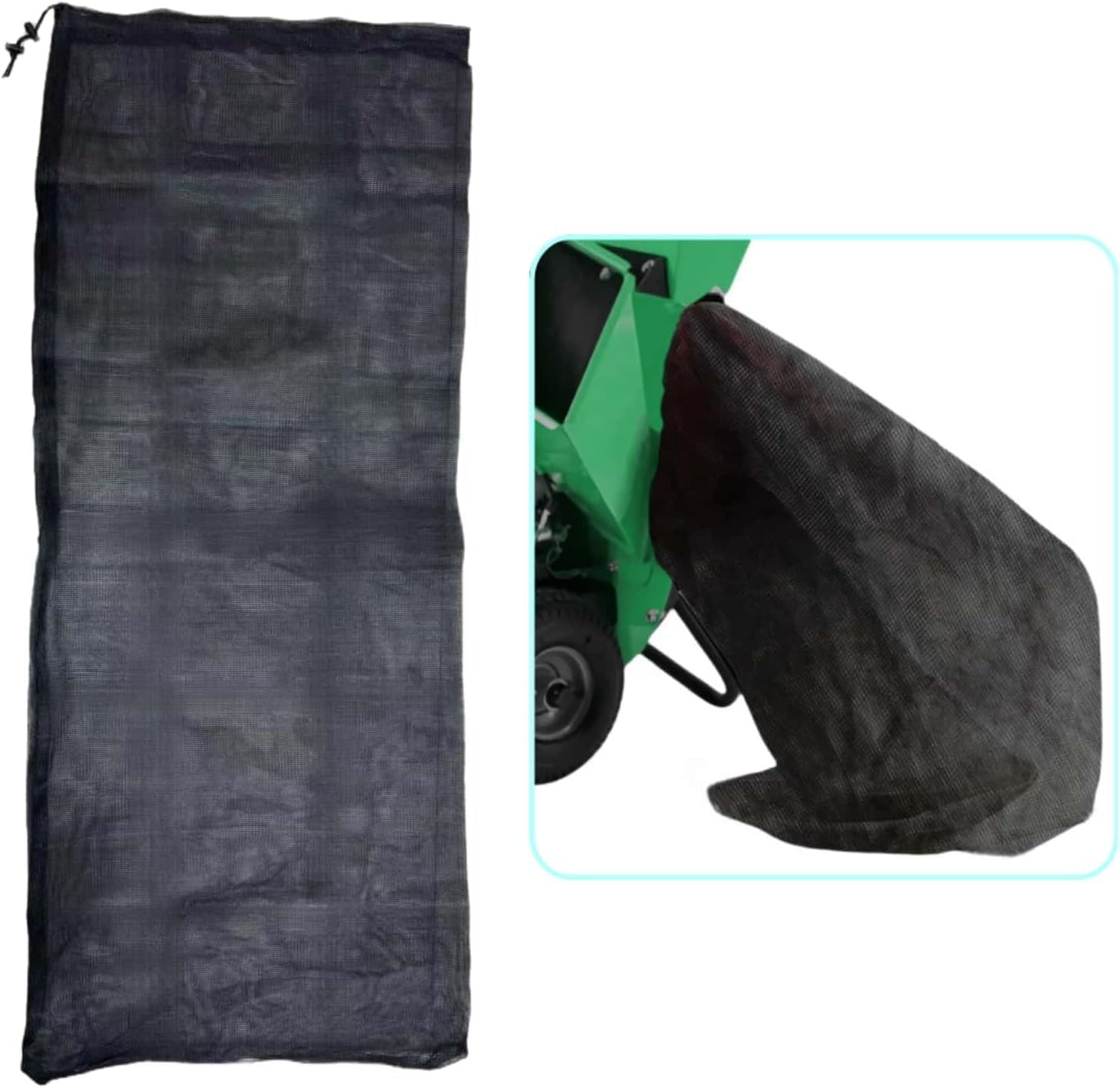 24 “X48 Large Capacity Adjustable Opening Wood Chipper Bag, Reusable Wood Chippe