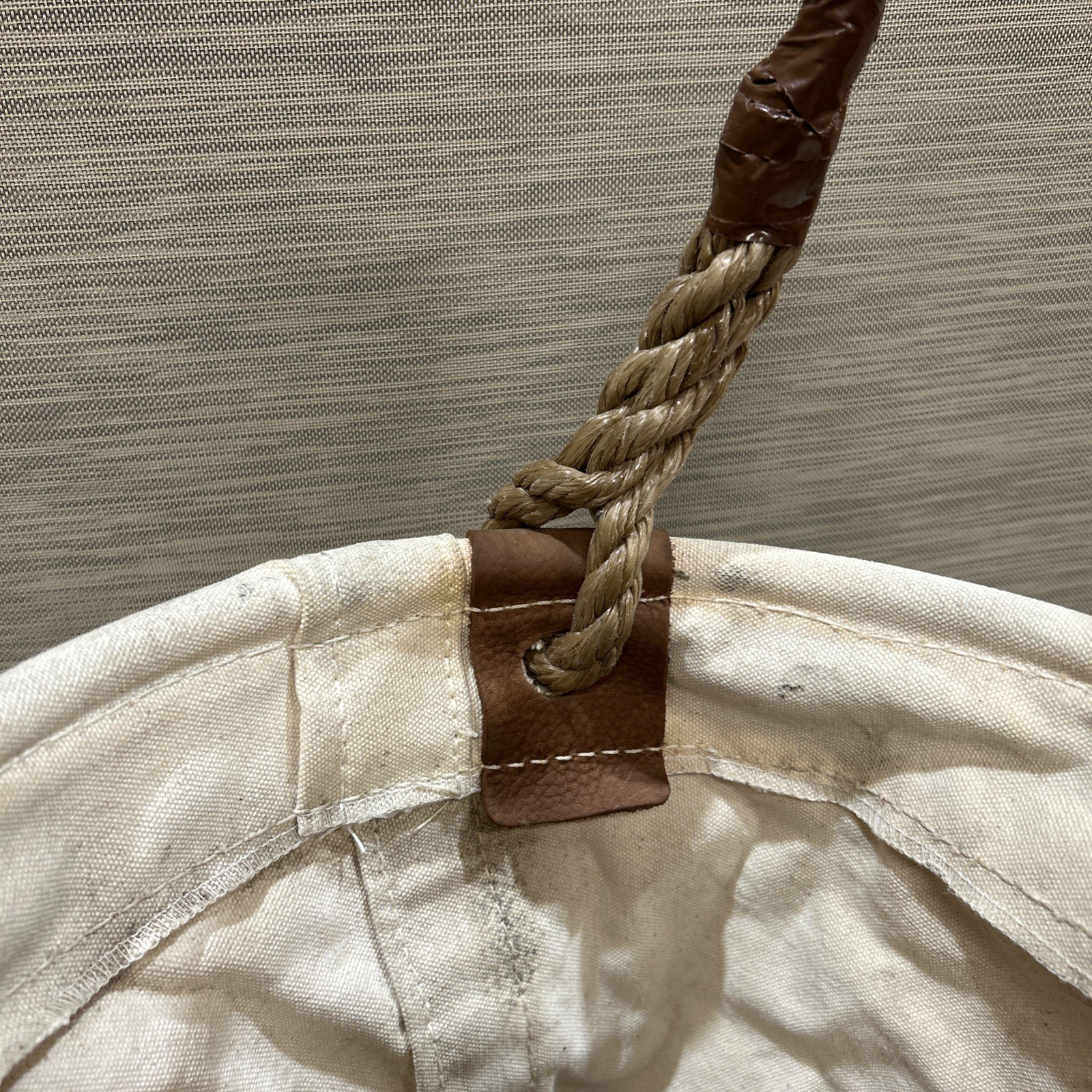 Klein Tools #5109 Canvas 14″ Bucket-Wide Mouth-Reinforced Bottom-Rope Handle-006