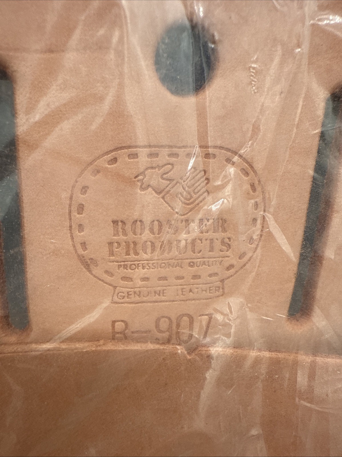 Rooster Leather Tool Pouch 4 Pocket Electricians Lineman Cable Phone #R-907 NOS