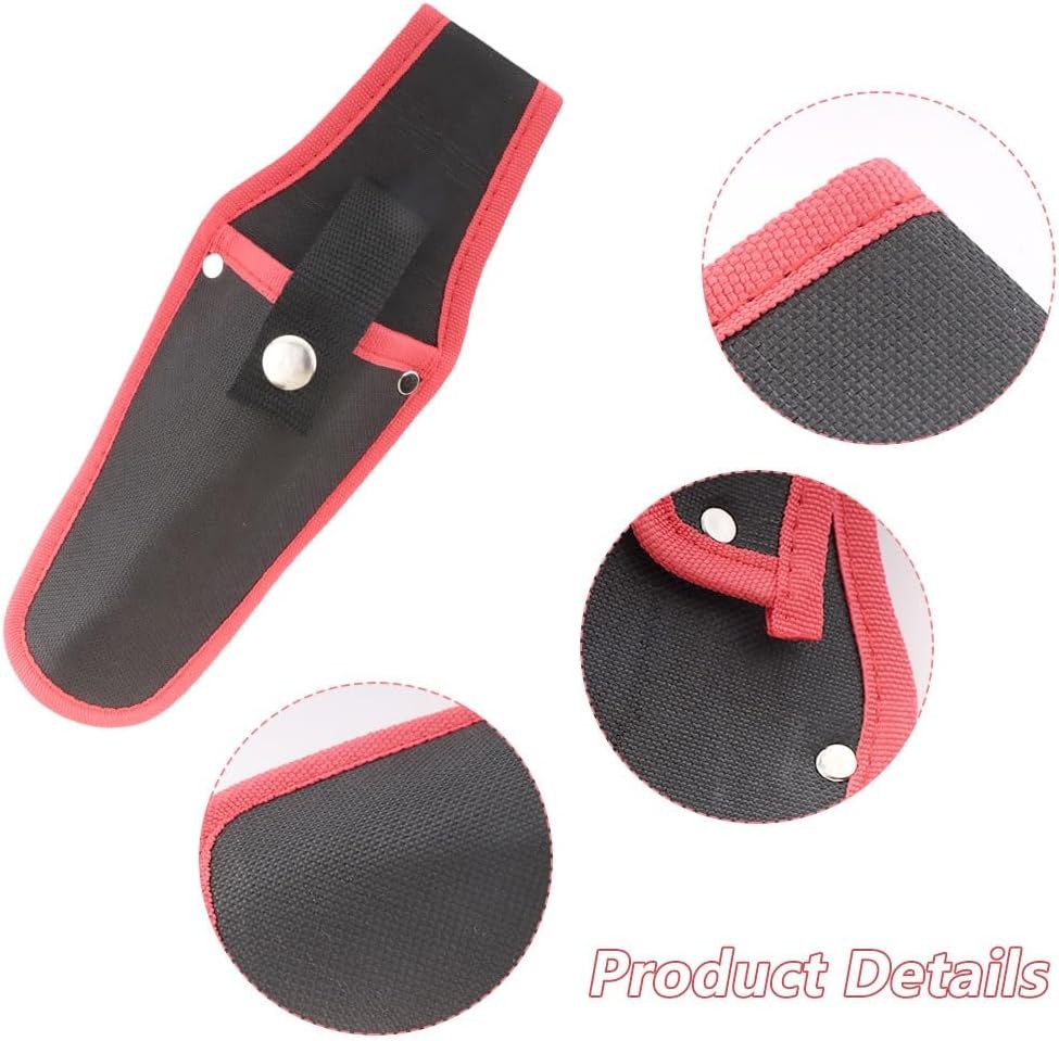 2-Pack Portable Canvas Pruner Holster Garden Shear Tool Sheath with Belt Loop