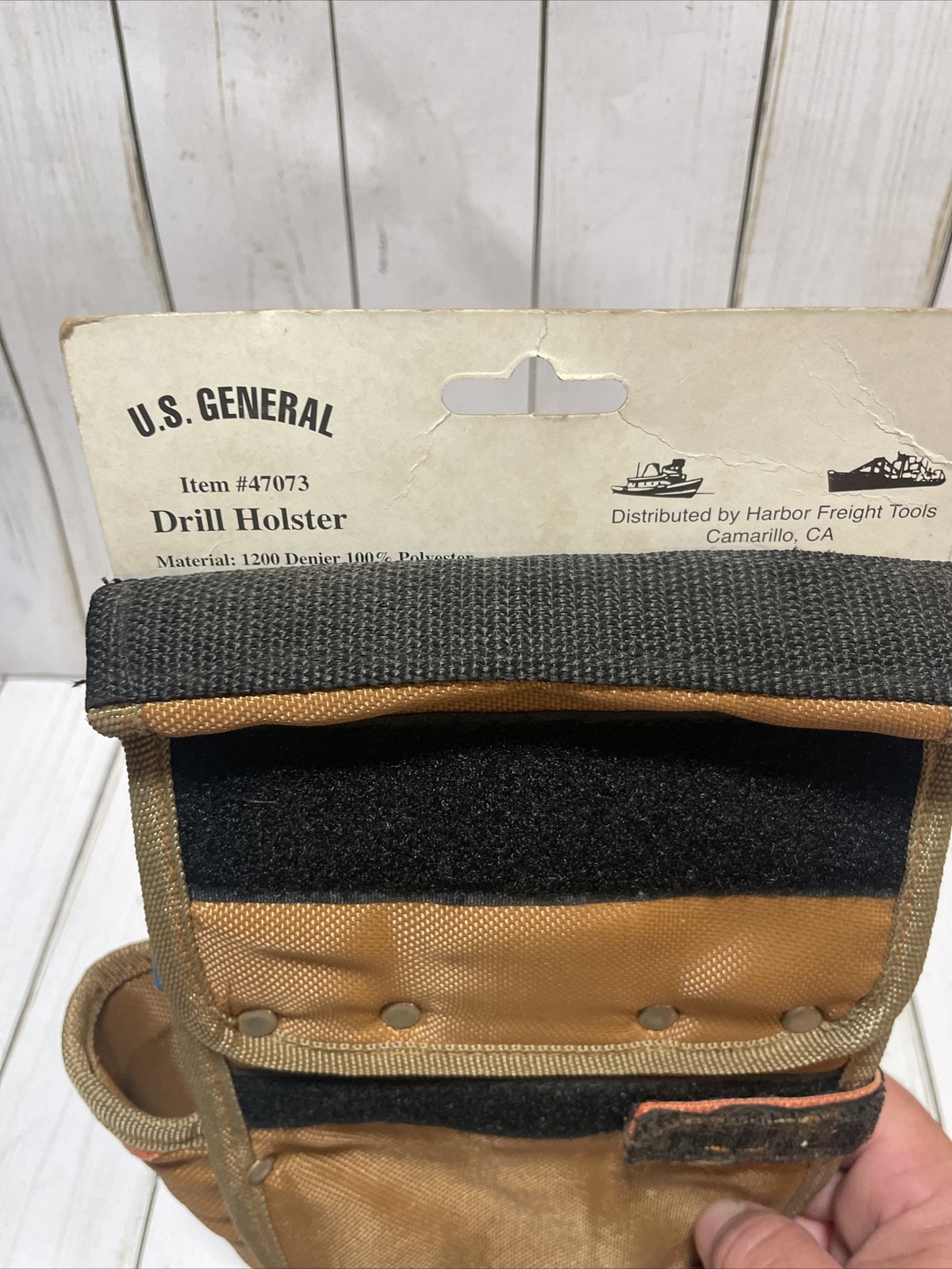 Brand New U.S General Heavy Duty Universal Drill Tool Holster Tan Belt Pouch.