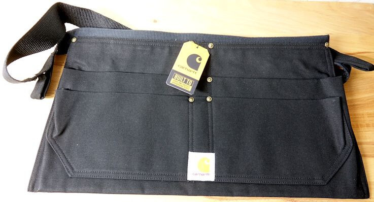 Carhartt Half Apron Style No. A09 Durable Firm Cotton Duck 2XL (44-46) Black NEW