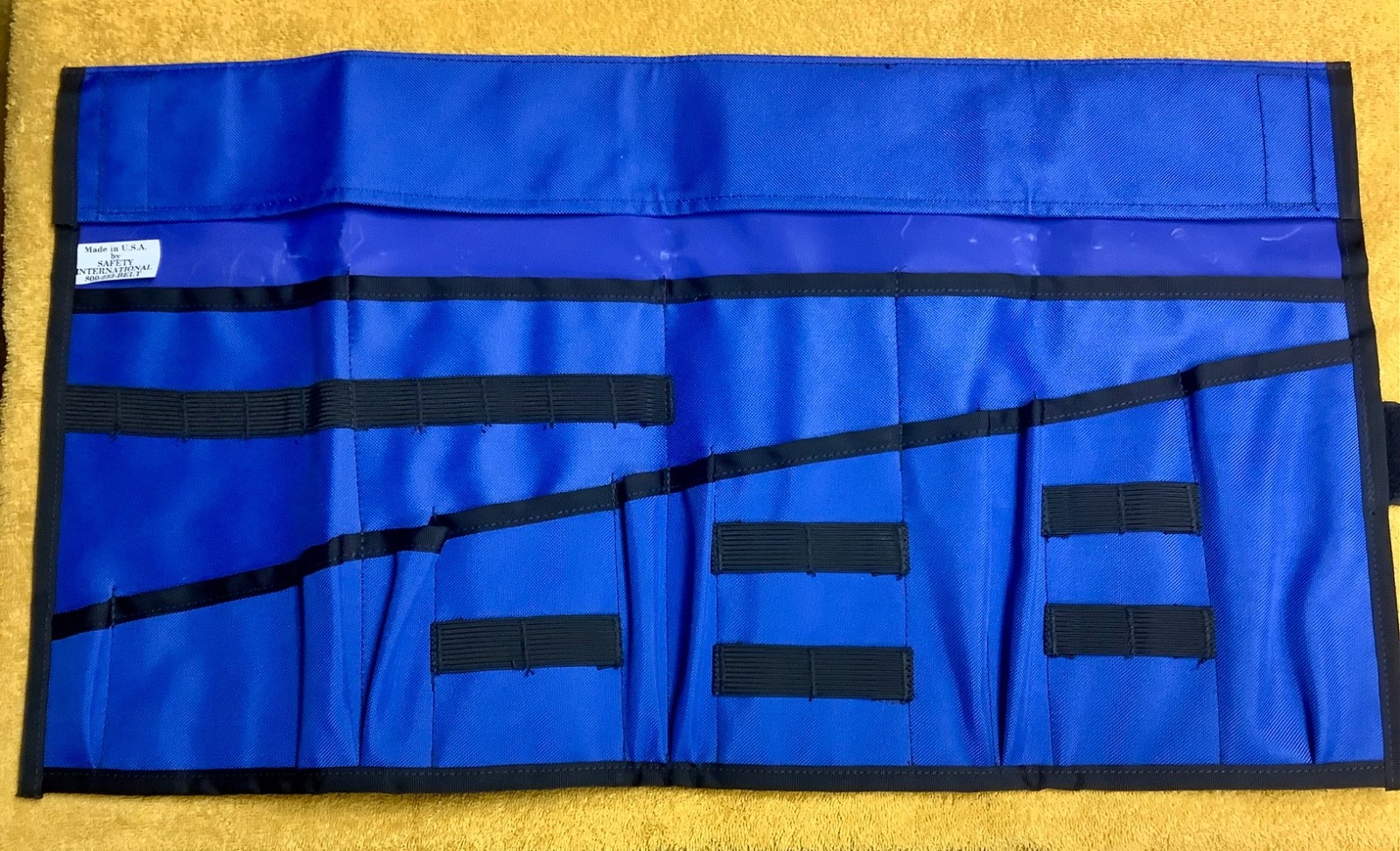 CANVAS MISC. TOOL CARRYING BAG 26” x 14” Multiple pockets, hook & loop closure