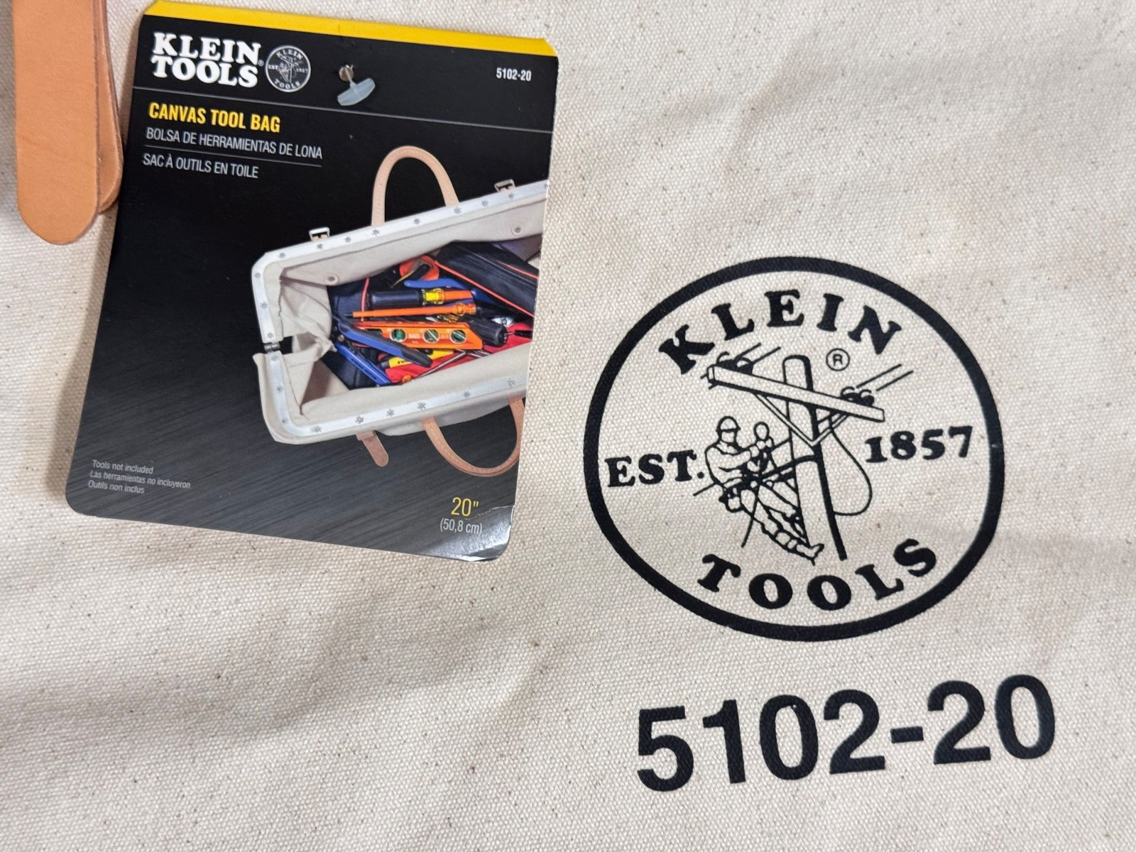 NEW Klein Tools 5102-20 High-Bottom Canvas Tool Bag 20″ ~ Free Shipping