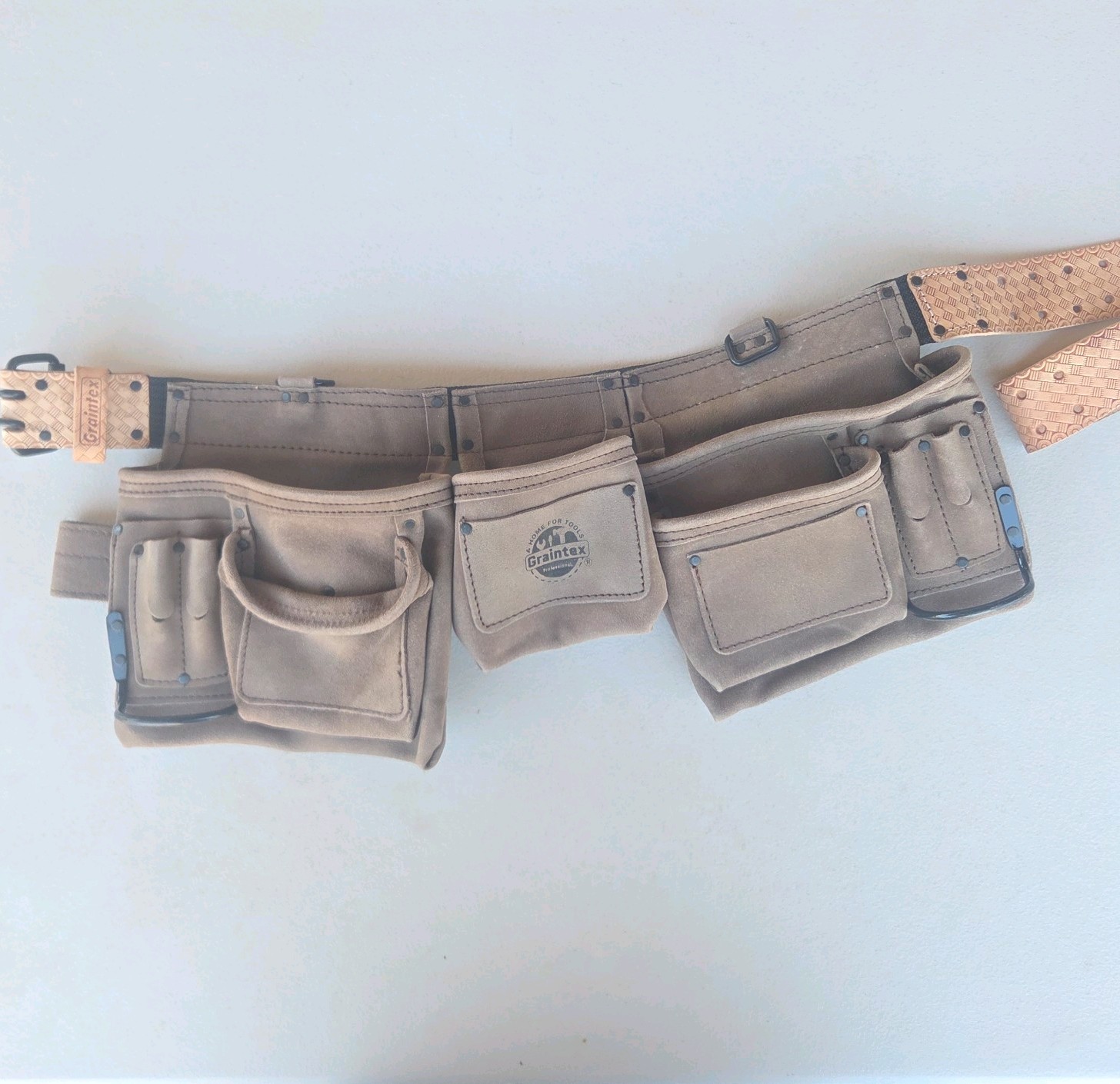 Graintex Professional 11 Pocket Suede Leather Tool Belt 052003
