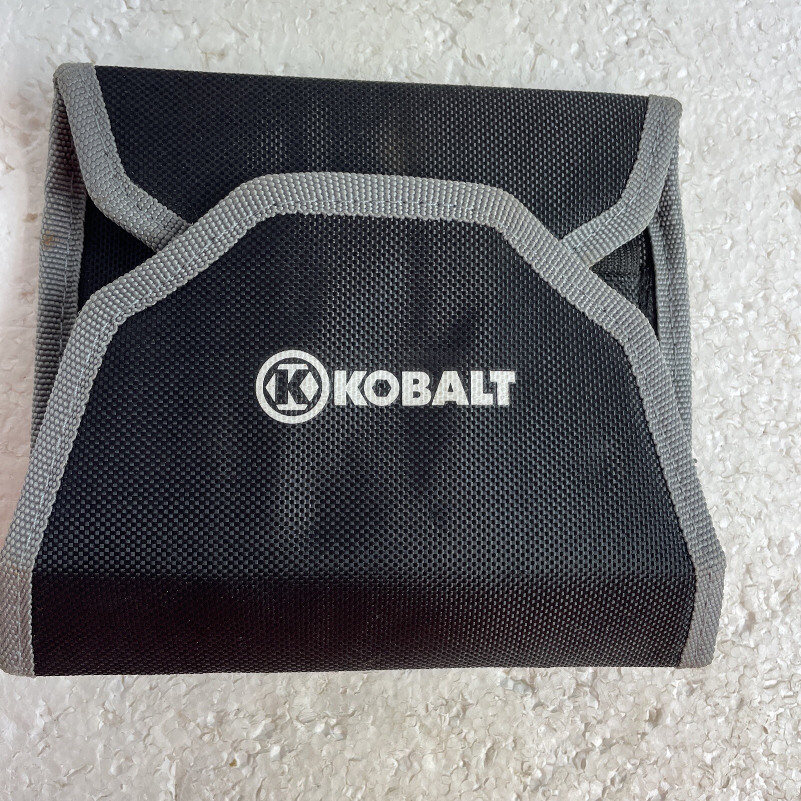 Kobalt Multi Tool Belt Clip on Pouch – Used, Black, Hook and Loop, With Few Bits
