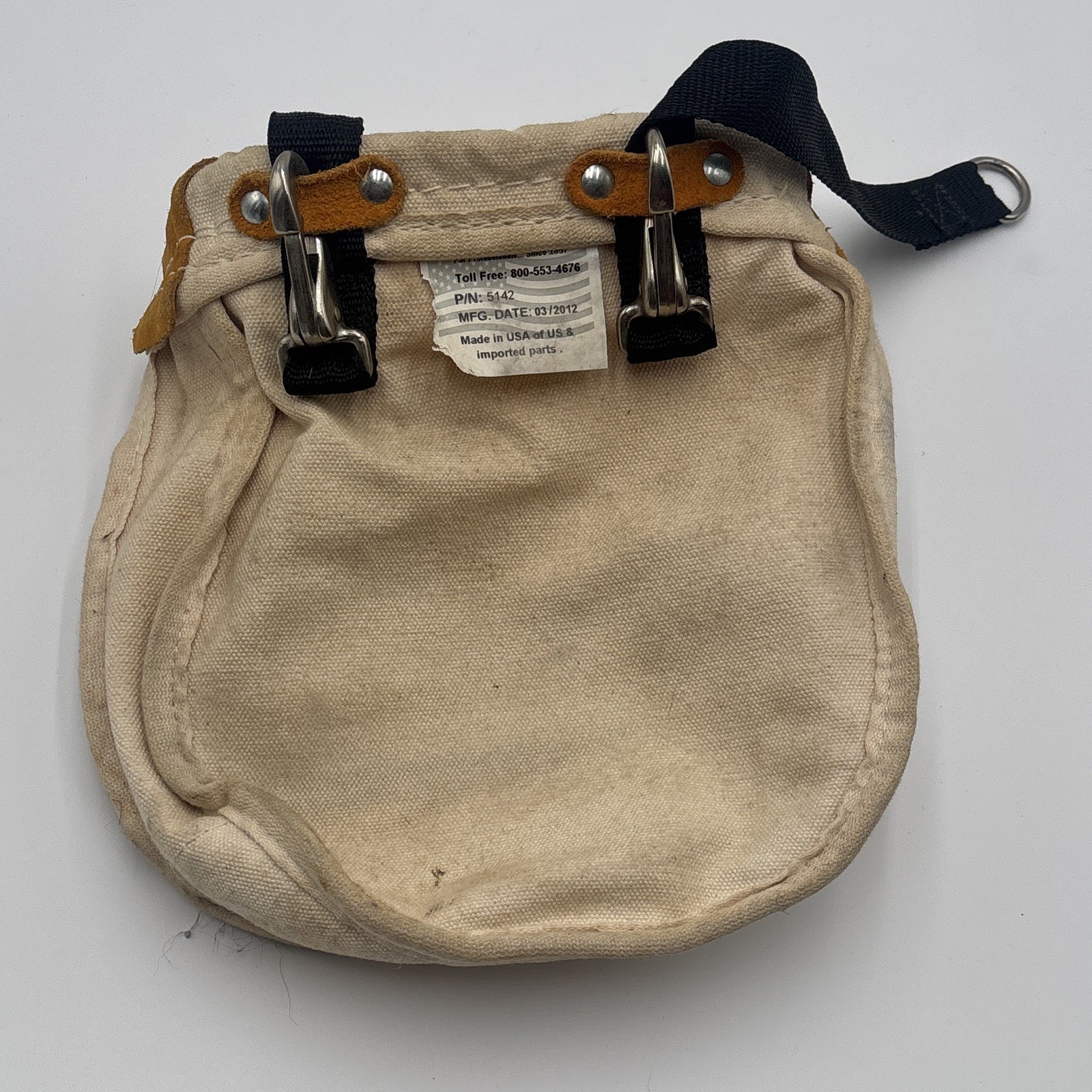 Klein Tools Canvas Tool Pouch w/ Handle Small Beige 5142 7x7x8 in