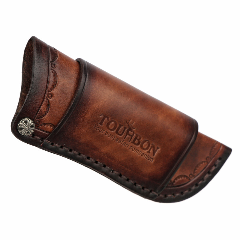 TOURBON 4″ Knife Blade Sheath Belt Holster Mini Pocket Folding Knife Protector