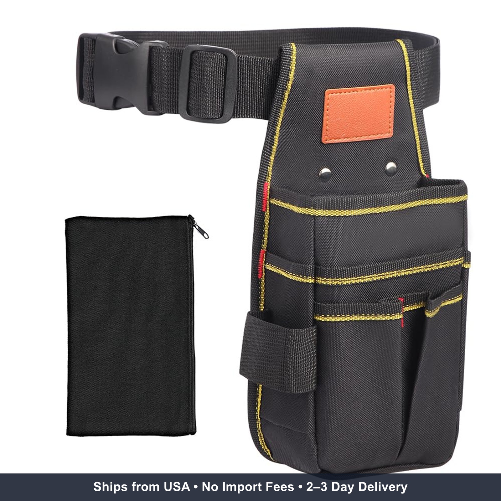 Small Tool Pouch, Small Tool Bag, Tool Pouch with Belt, Industrial Grade Thicken