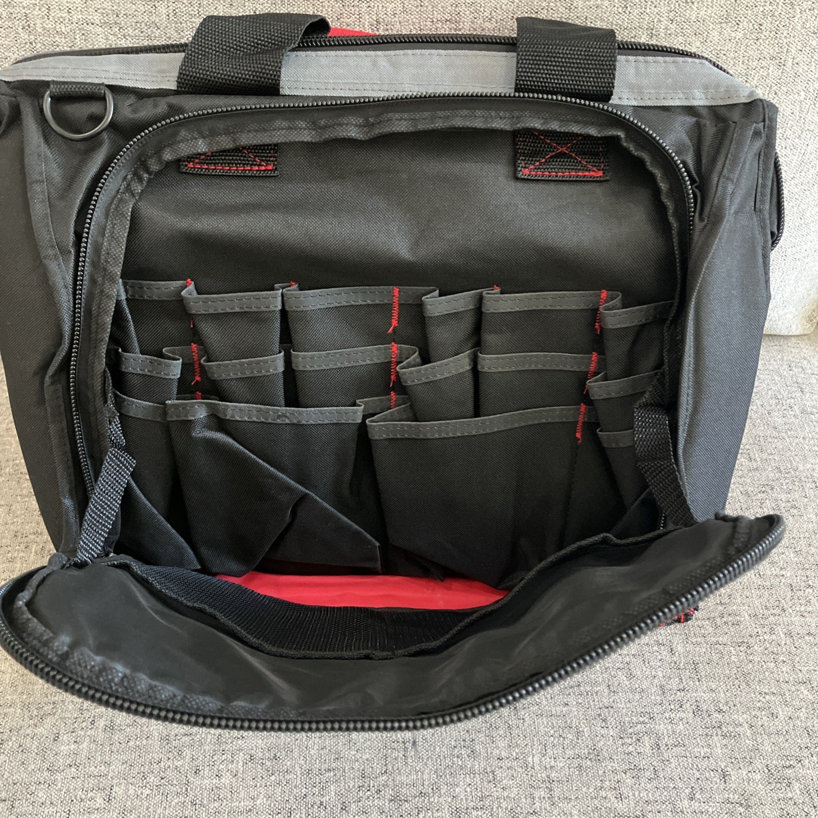 Gemline 3873 Tool Bag Heavy Duty 7W x 16L x 12 Tall Including Shoulder Strap