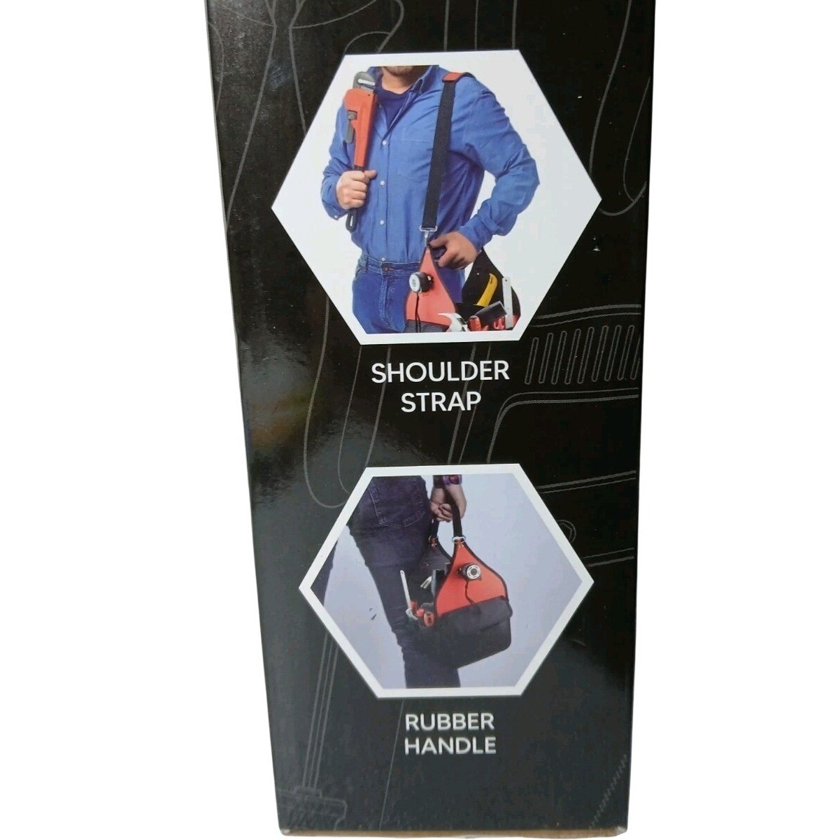 Portable Tool Bag organizer foldable heavy duty 10.5″x11.5″19.5″new in box #1439