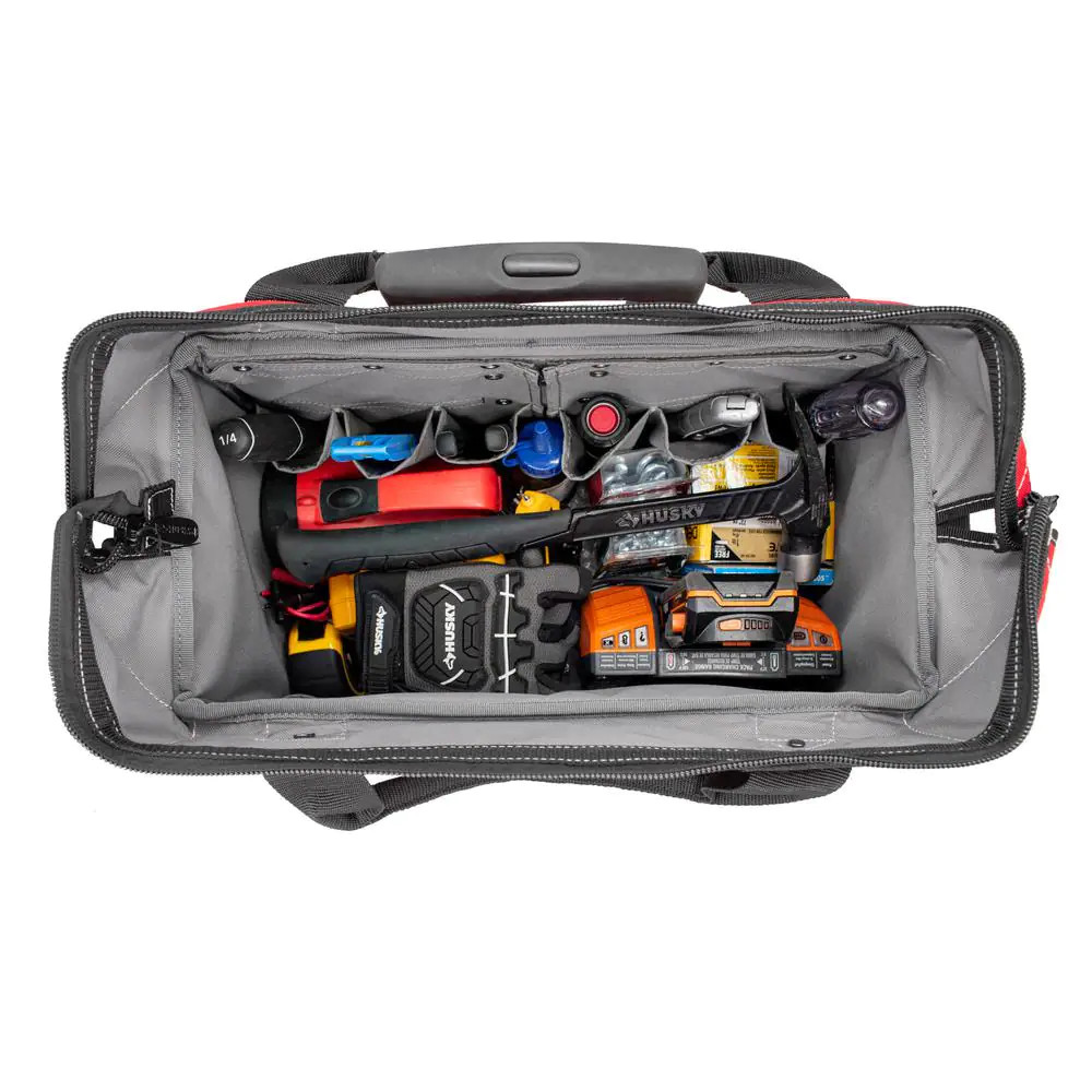 NEW Heavy Duty Pocket Rolling Tool Organizer Bag 18 In. Large Compartments