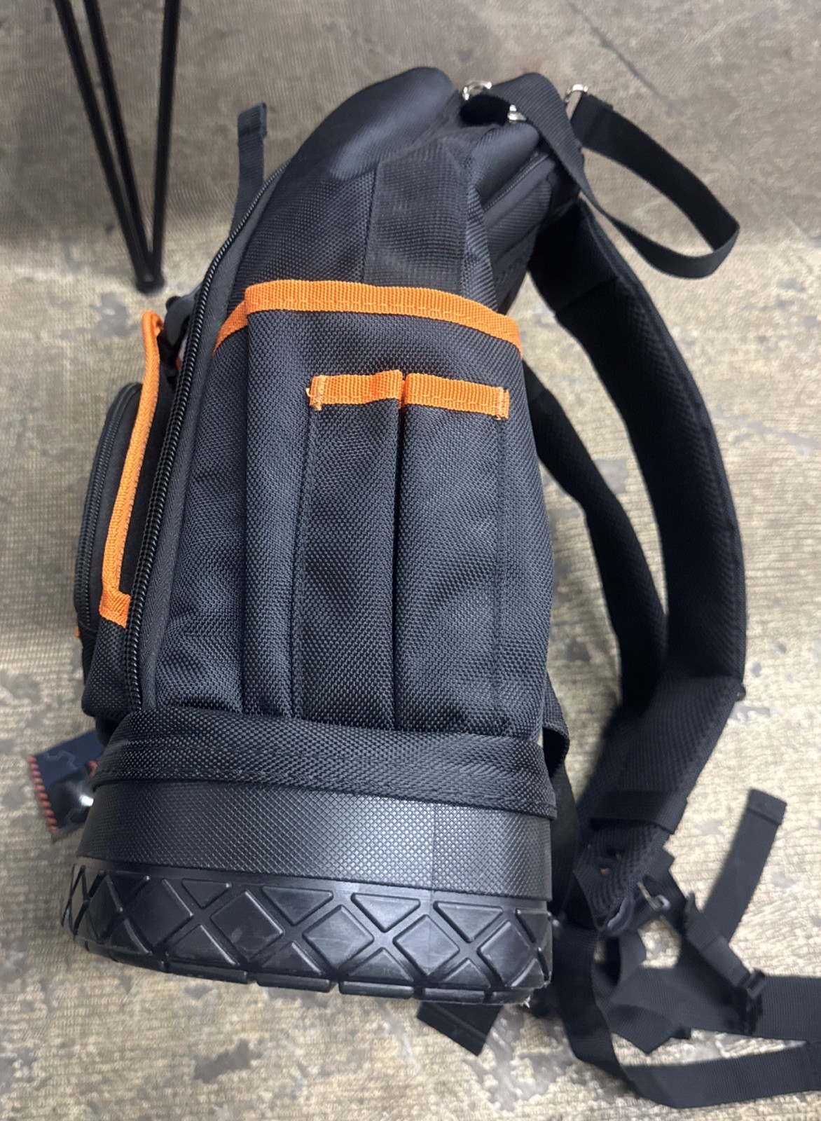 AUROPEAK 2-In-1 Rolling Tool Backpack, Heavy Duty, 47 Pockets, 1680 D, w/ Wheels