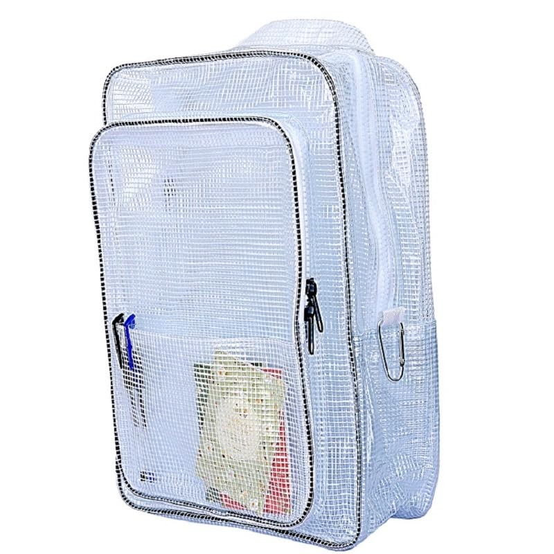 Qiaolianqiao 15.7Anti-Static Clear Pvc Backpackcleanroom Engineer Tool Bag Full