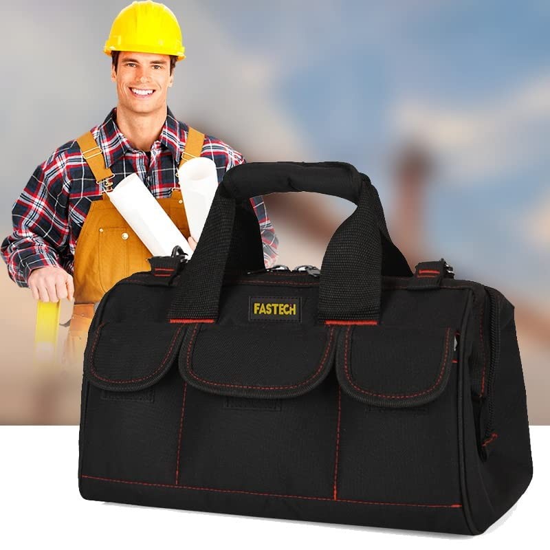 FASTECH 22-inch Heavy Duty Tools Bag With Wide Mouth For Tool Storage, Carrie…
