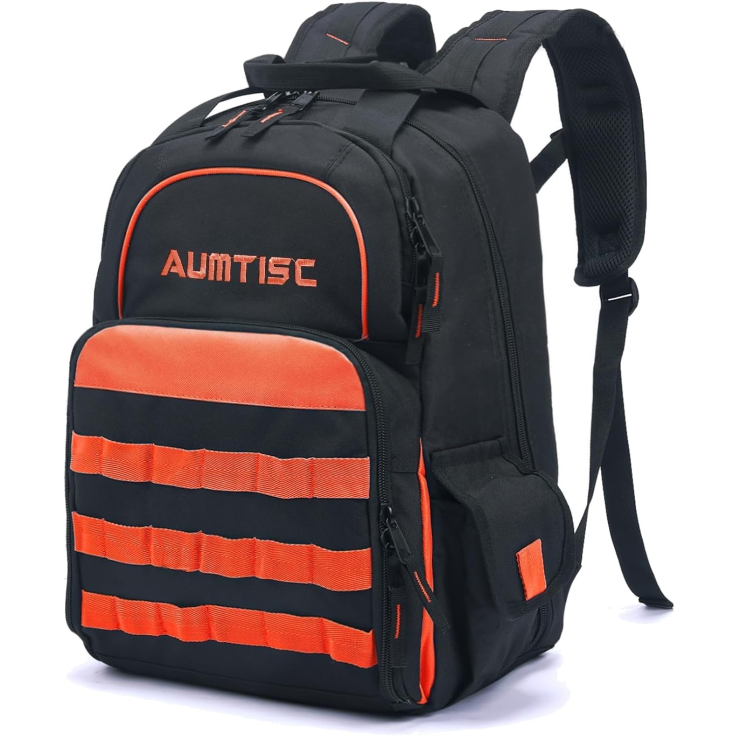 Heavy-Duty Tool Backpack for Electricians – 49 Pocket Organizer, Water-Resistant