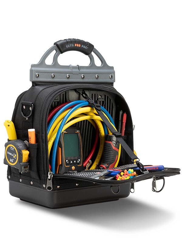 Veto Pro Pac TECH-LCT BLACKOUT Closed Top Tool Bag, VPP10721