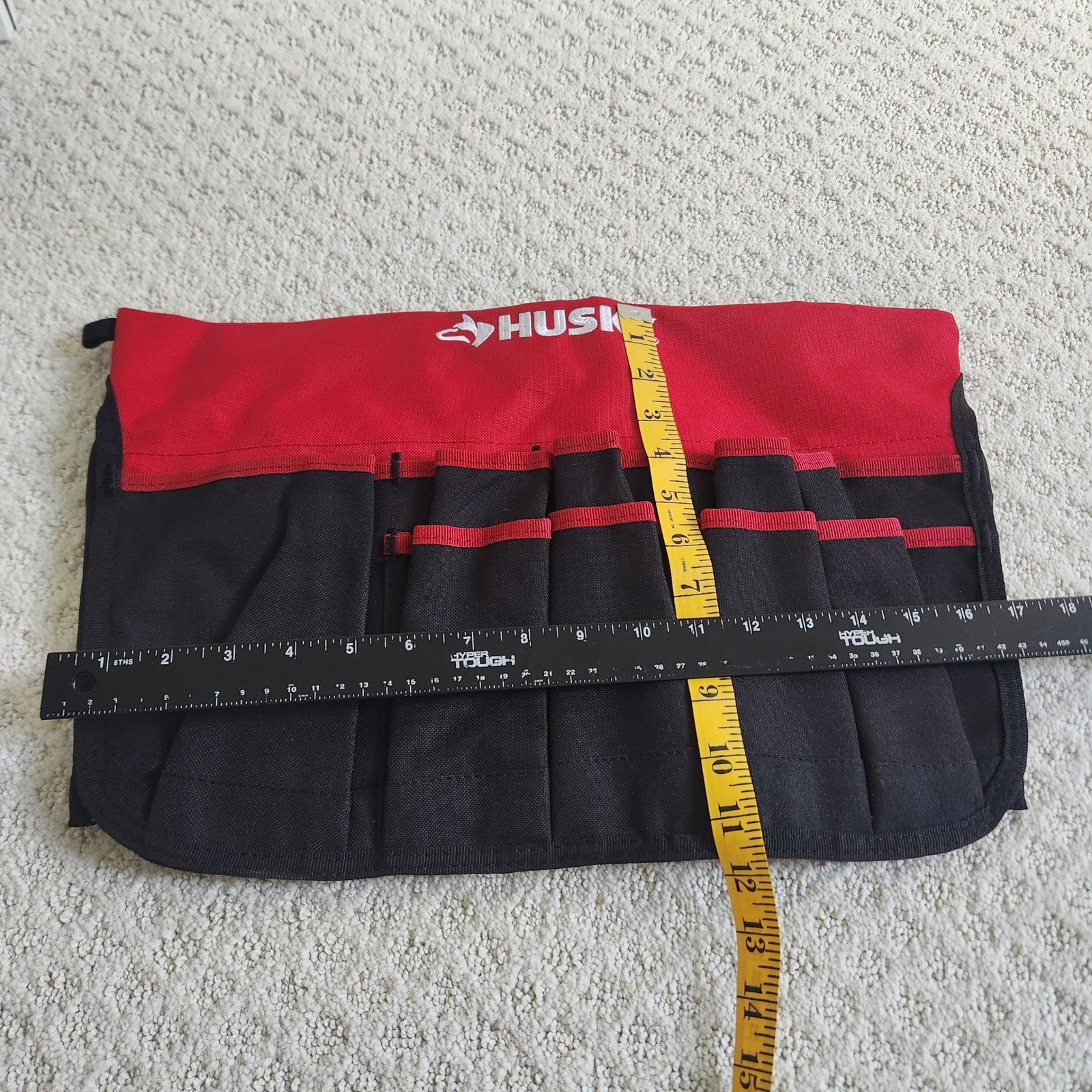 Husky Bucket Jockey Tool Organizer 30 Pocket 5 Gallon Red Black