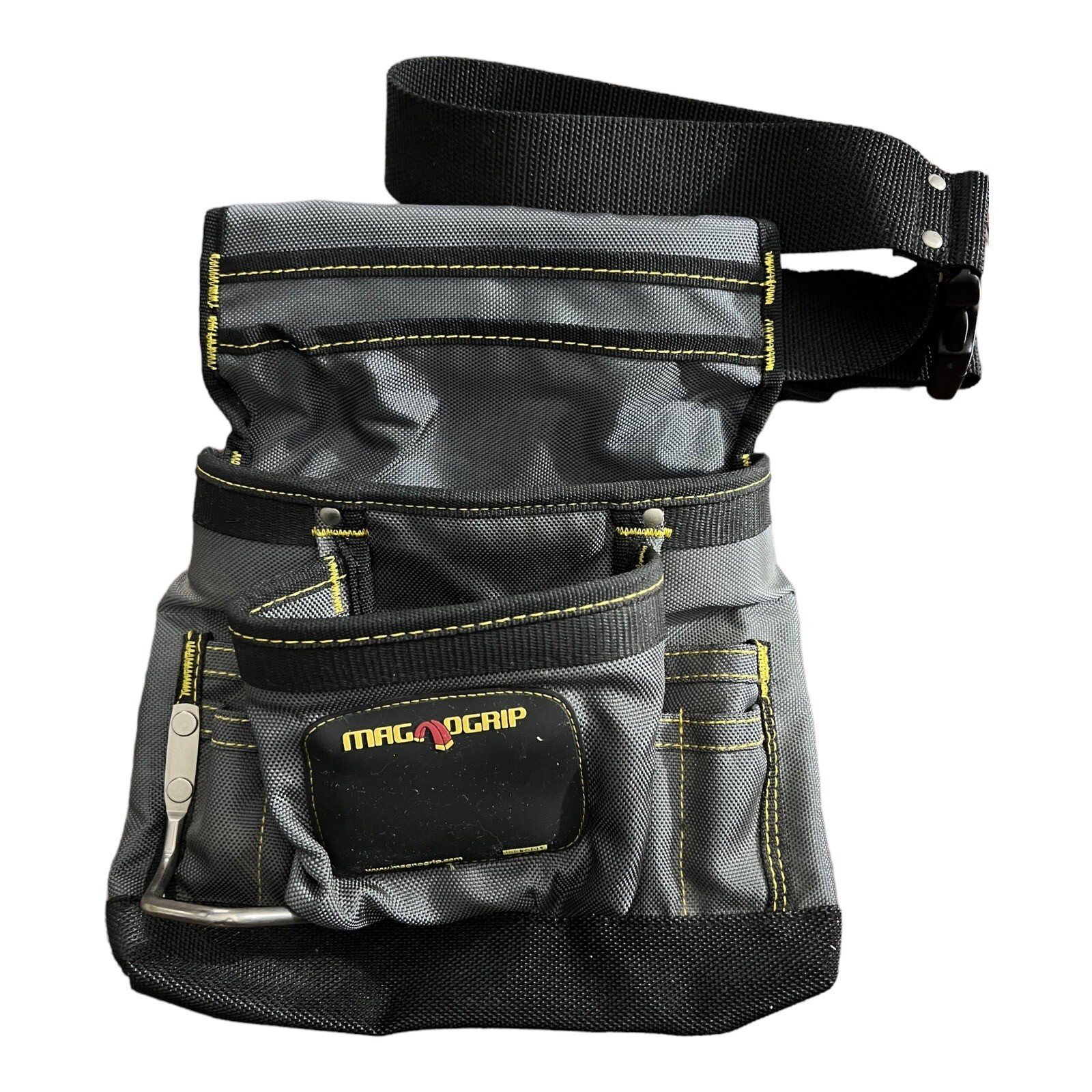 Magnogrip Magnetic Tool Pouch – 12-Pocket Nail & Tool Bag – Heavy Duty