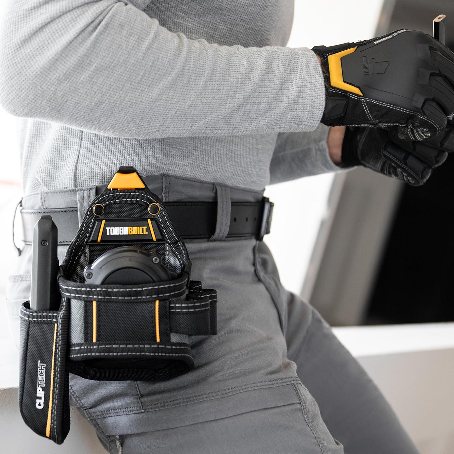 Cliptech Series – Utility Pouch, Heavy-Duty Tool Pouch with Multiple Pockets,