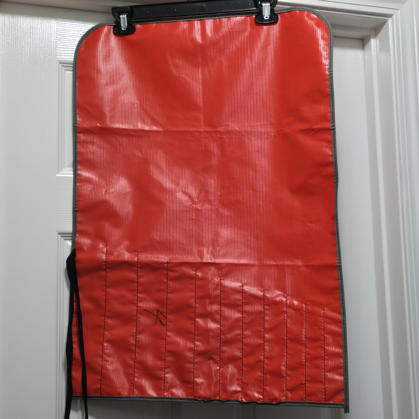 Vintage Snap On C-113B Red Tool Bag Pouch Roll 11 Pockets