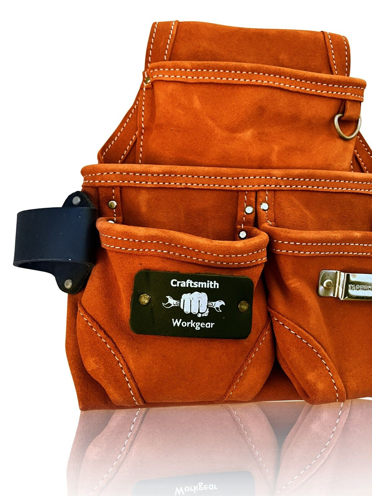 Nail Tool Bag Pouch Carpenter Framer Roofer Drywaller Suede Tool Pouch
