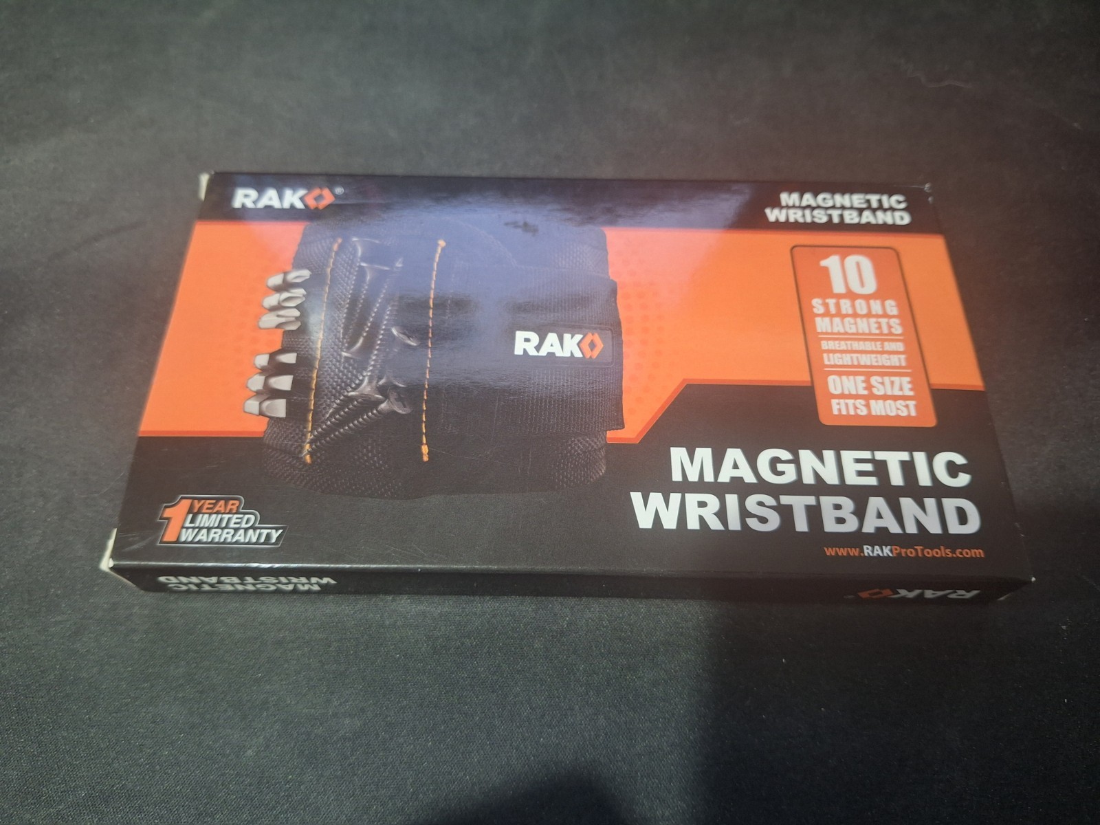 RAKO Magnetic Wristband for Holding Screws, Gifts for Men, Tool Belt Magnetic