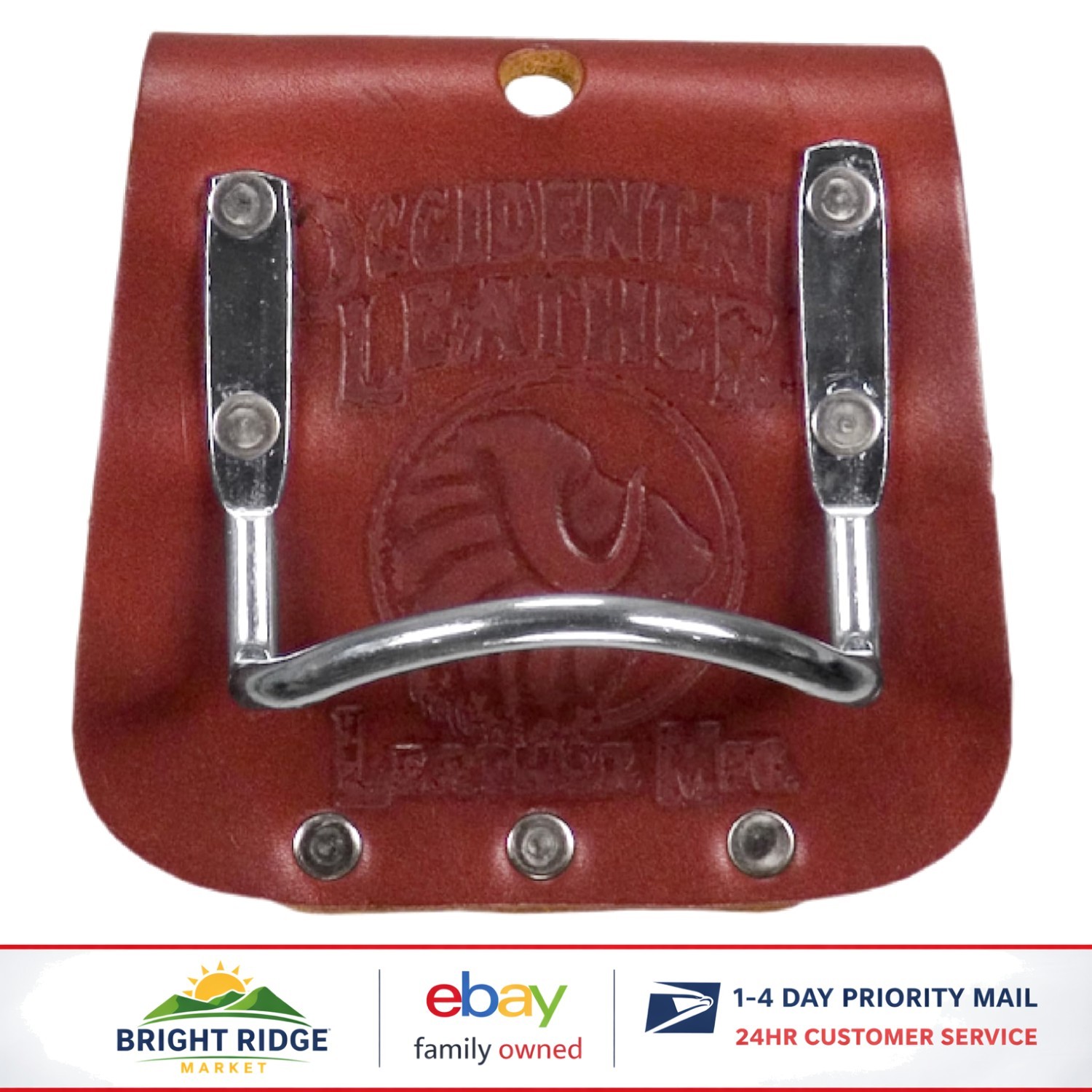 Heavy Duty Leather Hammer Holder with Comfortable Design and Compact Size