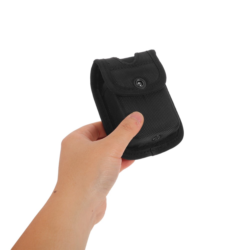 Durable Nylon Glove Pouch Black Utility Belt Organizer for Outdoor Security Use