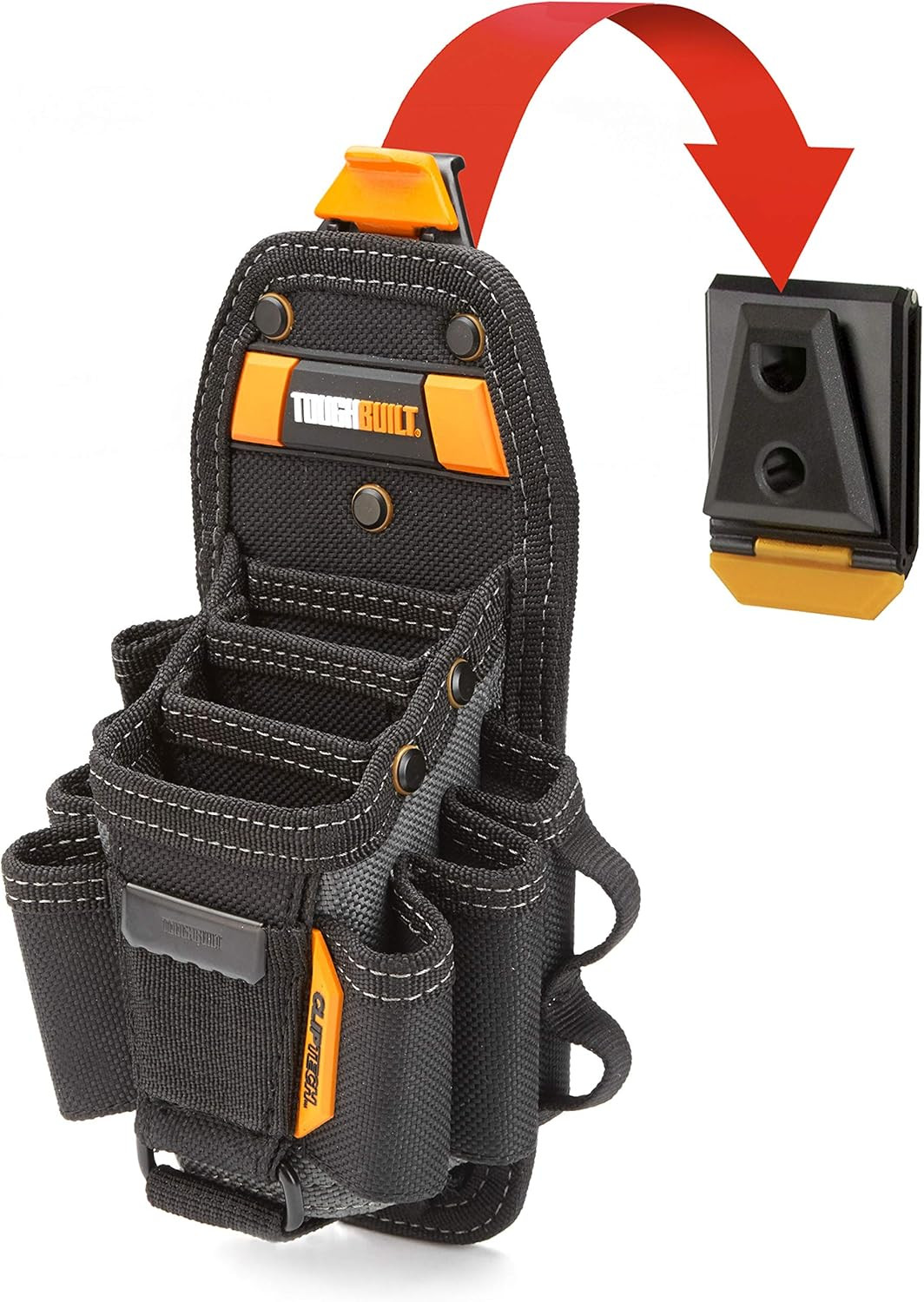 Cliptech Series – Compact Drill Holster, Heavy-Duty Tool Holster Cliptech Hub, A