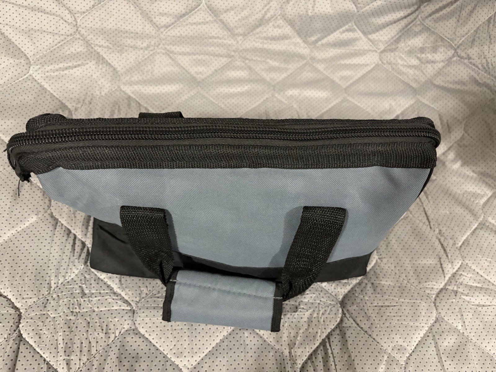 Performax Tool Bag Small Gray Black Soft Sided Zipper Tool Tote Drill Bag