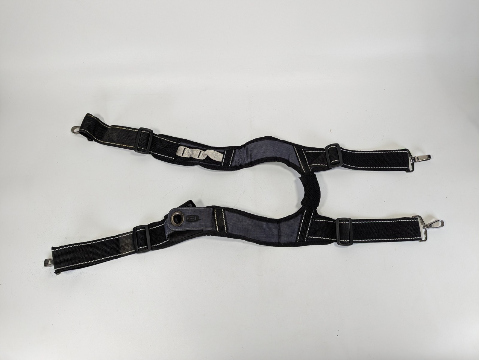 Tool Belt Suspenders Heavy Duty Workwear with Loop Clips Phone Holder – Black