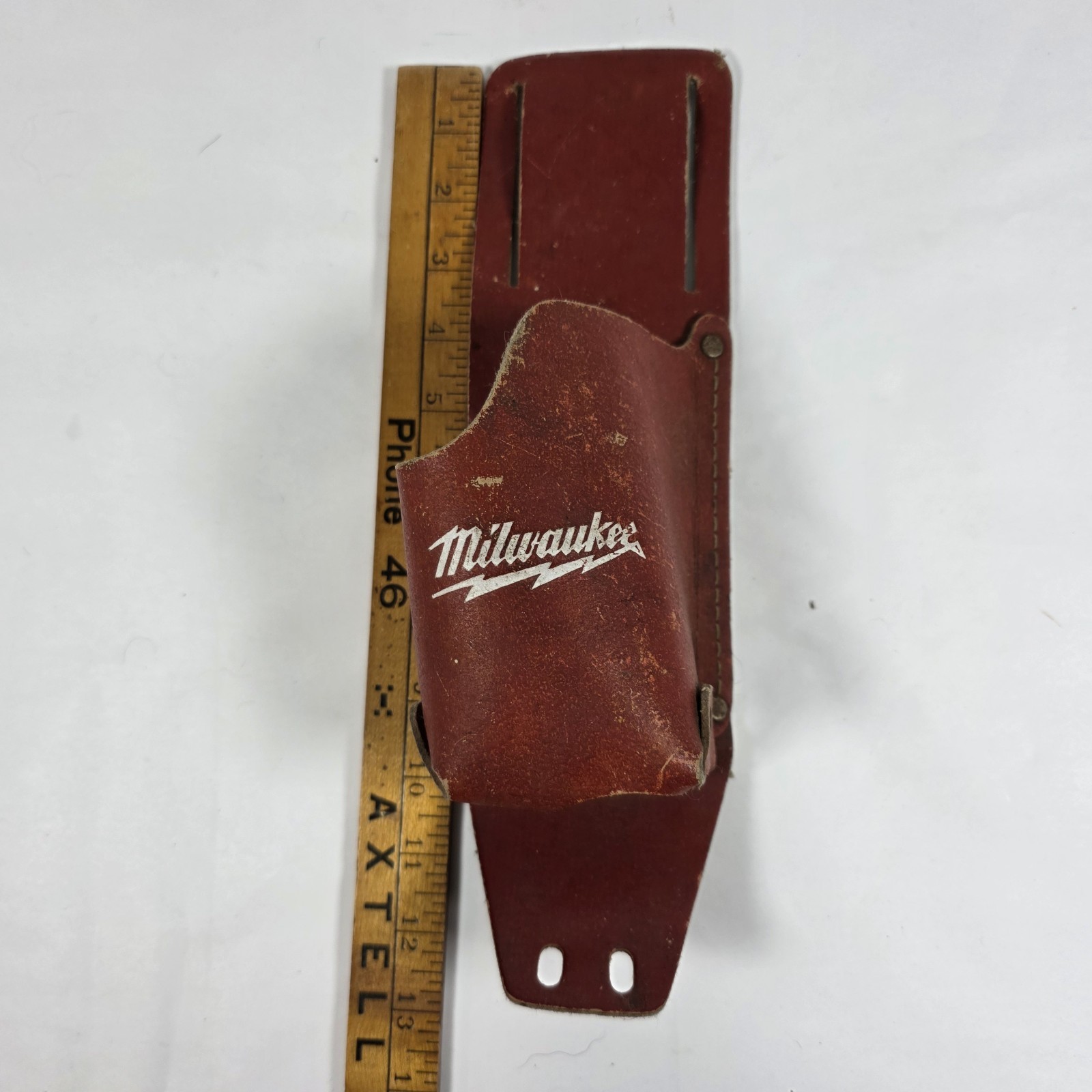 Milwaukee Leather Red 49-17-0200 Work Belt Tool Drill Holder Holster