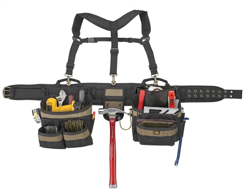 Clc Work Gear 6714 5 Piece 7 Pocket Heavy Duty Framer’S Comfort Lift System