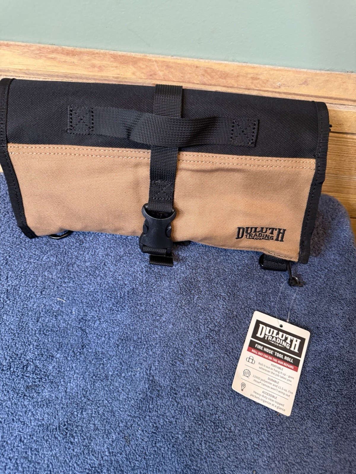 Fire Hose Tool Roll – Brown – Heavy-Duty Tool Organizer. New With Tags