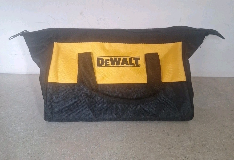 DeWalt Canvas Tool Bag/Case Zippered Top (11″ x 8″ x 7.5″ )
